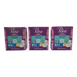 Poise - Fresh Protection Ultra Thin with Wings (90 ct) - Moderate Regular